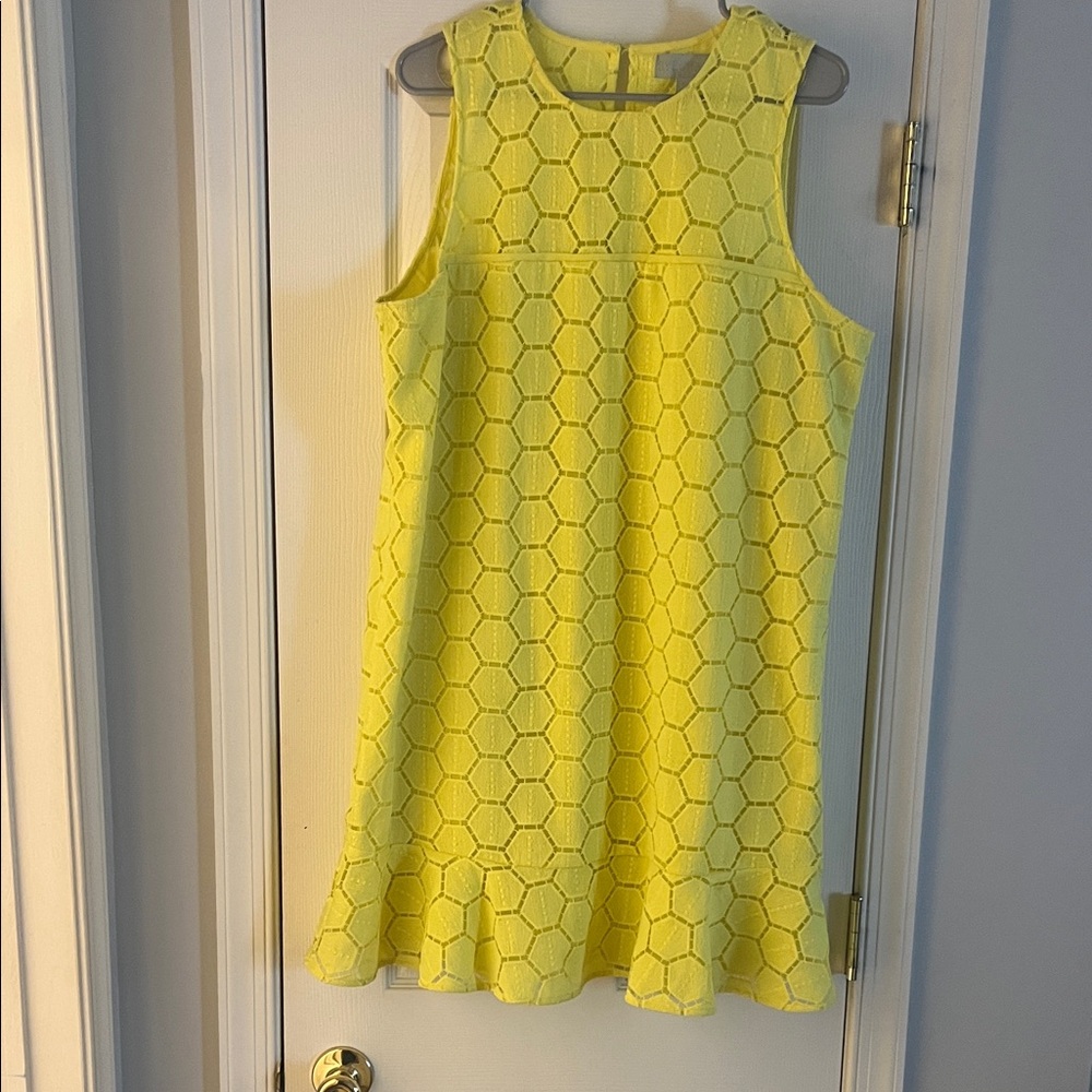 Yellow Sleeveless  Dress
